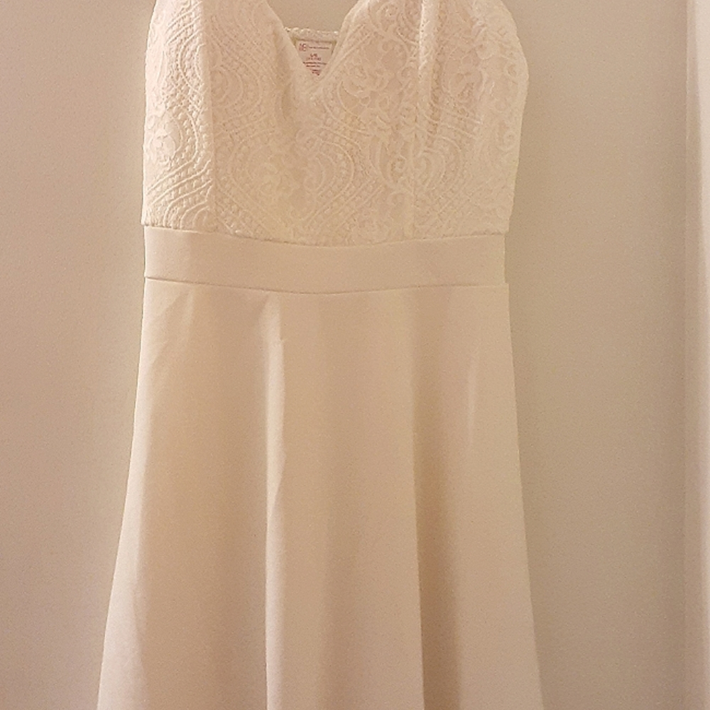 White L Mini Dress